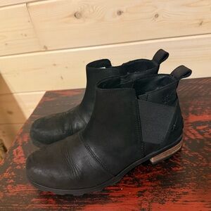 Sorel Black Ankle Boots